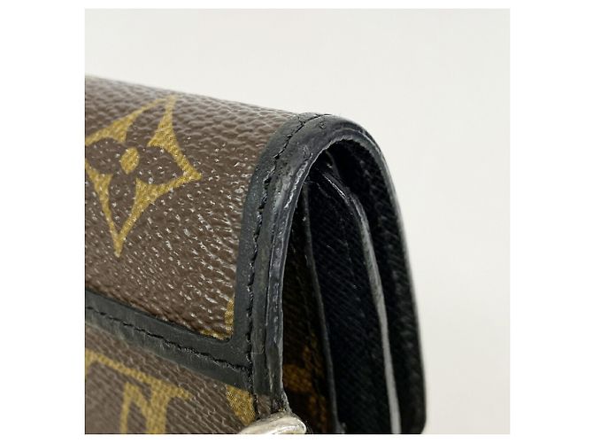 Cartera Louis Vuitton marrón tri-fold Castaño - vista 6