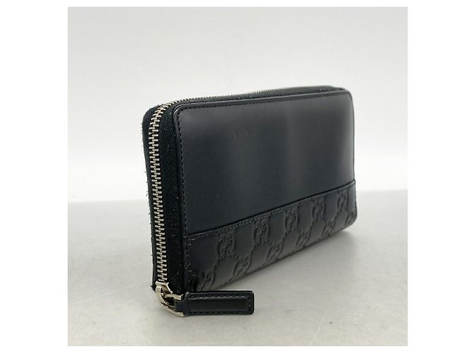 Portafoglio lungo Gucci in pelle nera Nero - vista 2