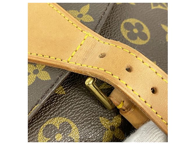 Borsa a tracolla Louis Vuitton Monogram Jeune Fille GM Marrone - vista 12