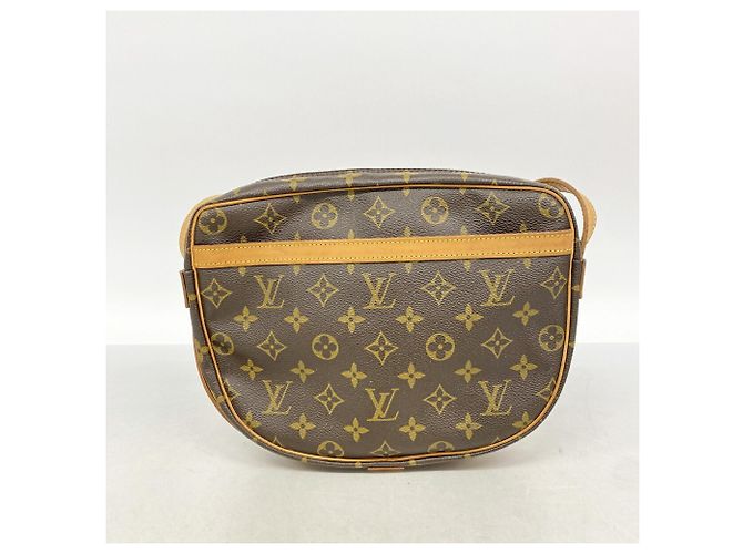 Borsa a tracolla Louis Vuitton Monogram Jeune Fille GM Marrone - vista 13