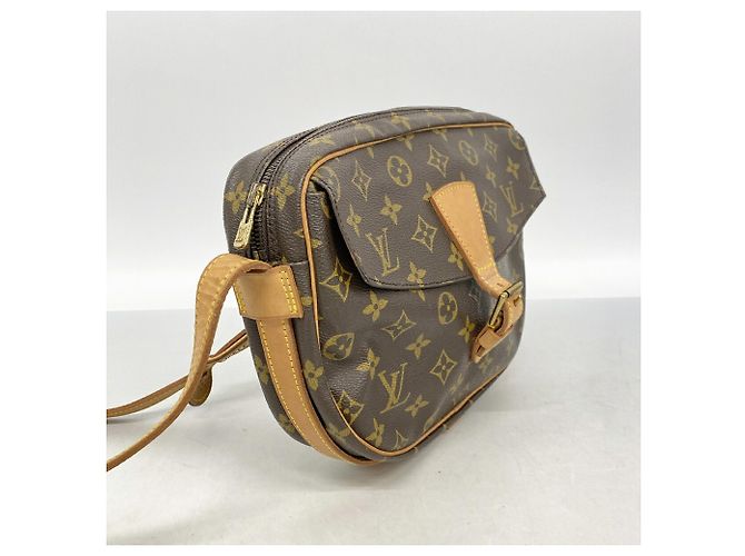 Borsa a tracolla Louis Vuitton Monogram Jeune Fille GM Marrone - vista 2