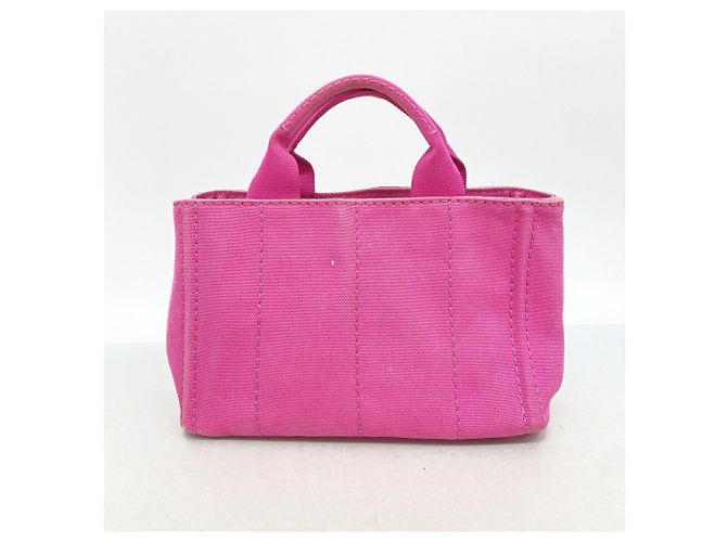 Prada Canapa Canvas Tote Bag in Pink - Ansicht 10