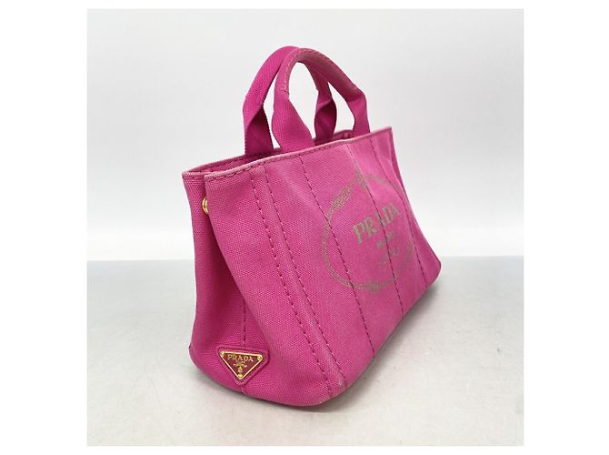 Prada Canapa Canvas Tote Bag in Pink - Ansicht 2