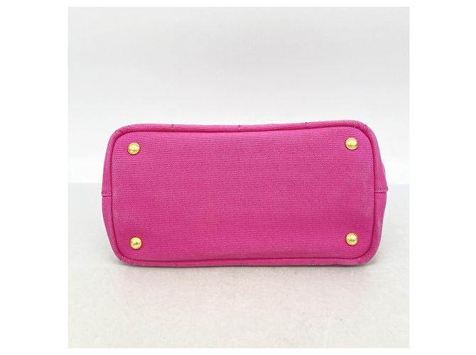 Prada Canapa Canvas Tote Bag in Pink - Ansicht 3