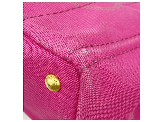 Prada Canapa Canvas Tote Bag in Pink - Ansicht 6