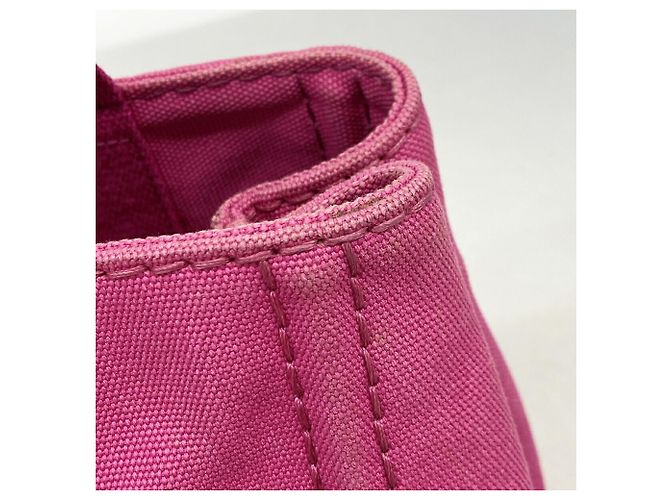 Prada Canapa Canvas Tote Bag in Pink - Ansicht 7
