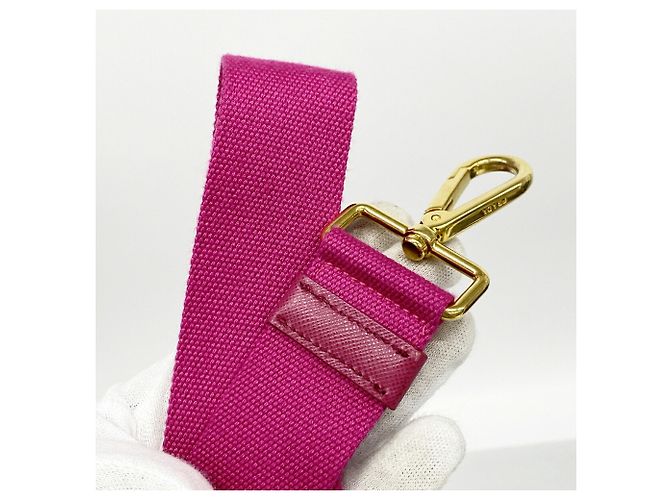 Prada Canapa Canvas Tote Bag in Pink - Ansicht 9