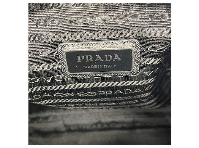 Borsa a tracolla Prada Tessuto Nylon Nero - vista 5