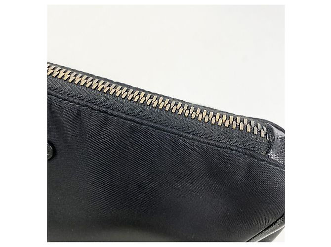 Borsa a tracolla Prada Tessuto Nylon Nero - vista 7