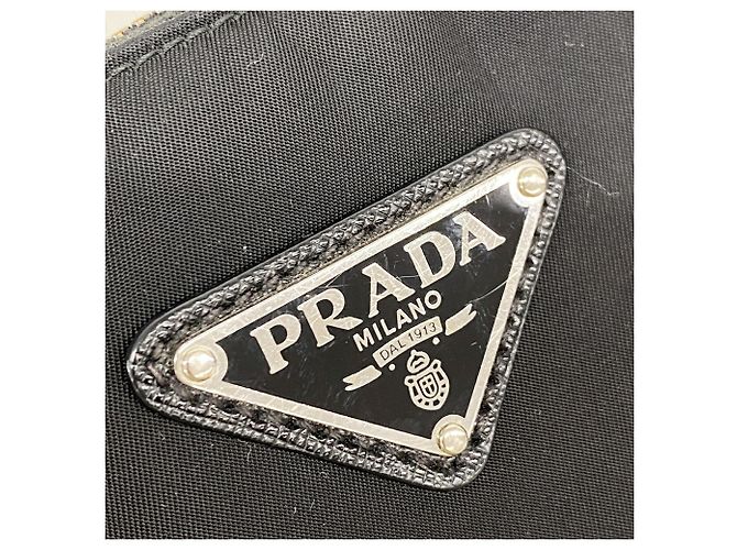 Borsa a tracolla Prada Tessuto Nylon Nero - vista 9
