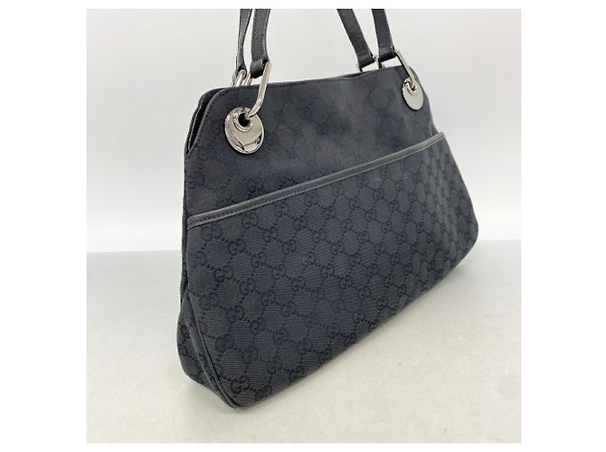 Borsa Gucci GG Canvas nera Nero - vista 2