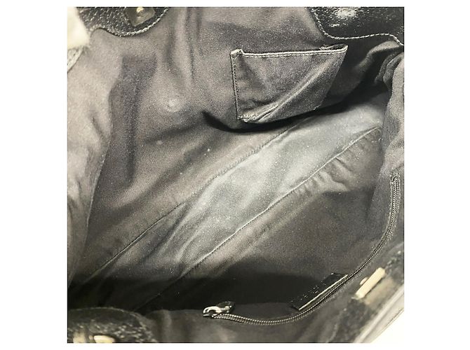 Borsa Gucci GG Canvas nera Nero - vista 4