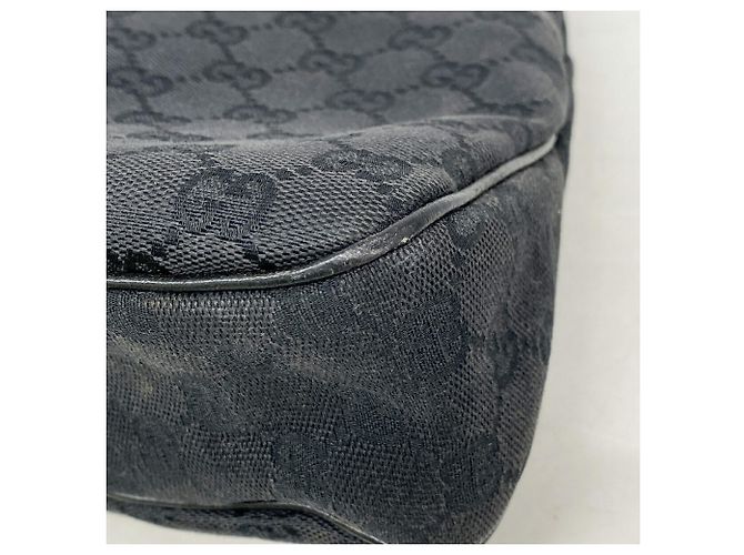 Borsa Gucci GG Canvas nera Nero - vista 6