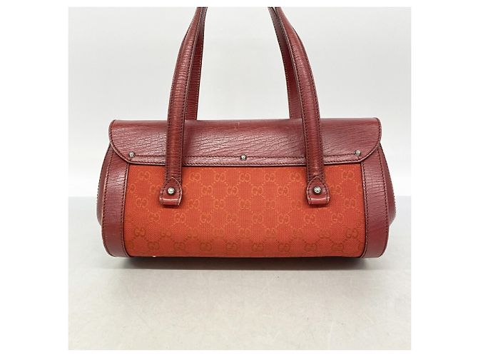 Bolso Gucci GG Canvas Bamboo Roja - vista 11