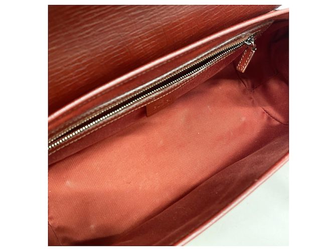 Bolso Gucci GG Canvas Bamboo Roja - vista 4