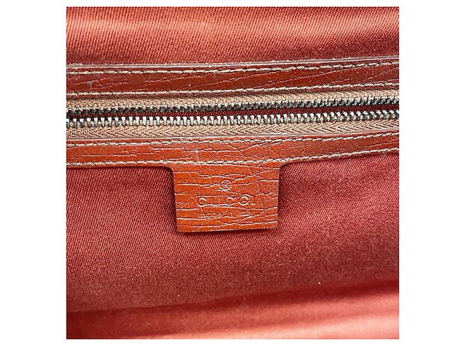 Bolso Gucci GG Canvas Bamboo Roja - vista 5