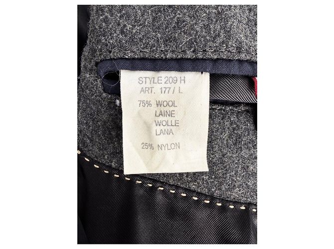 Paul Smith grey wool coat - view 12