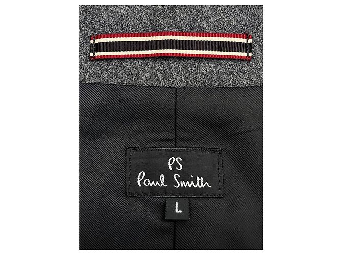 Paul Smith grey wool coat - view 13