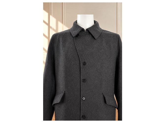 Paul Smith grey wool coat - view 3