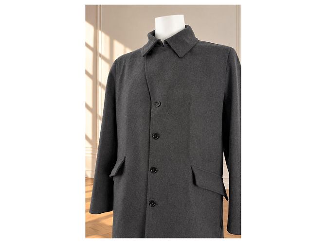 Paul Smith grey wool coat - view 4