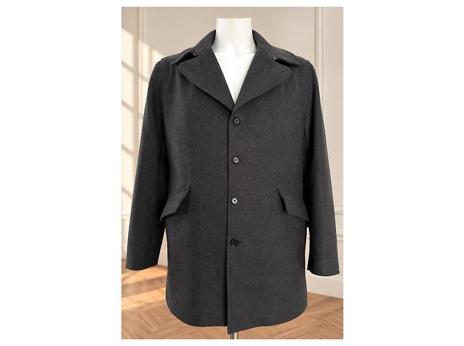 Paul Smith grey wool coat - view 6
