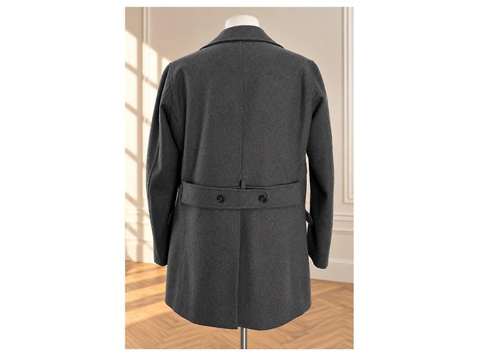 Paul Smith grey wool coat - view 8