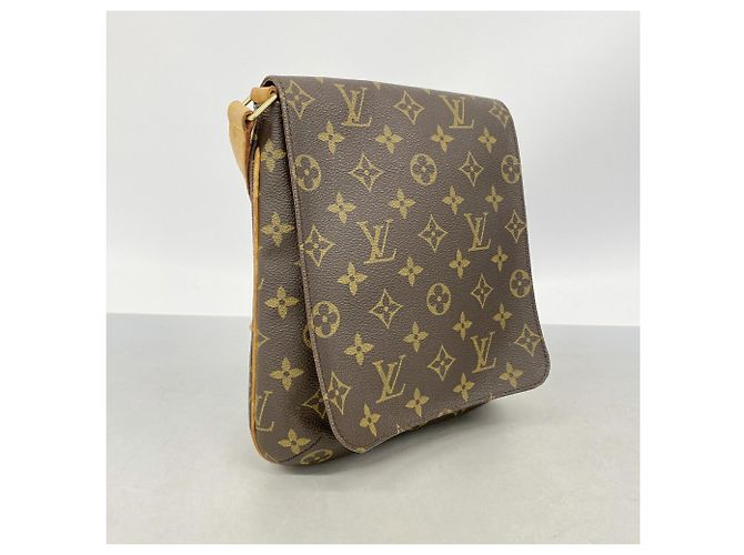 Borsa a tracolla Louis Vuitton Monogram Musette Salsa Marrone - vista 2