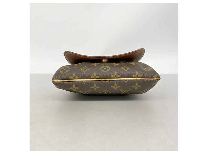 Borsa a tracolla Louis Vuitton Monogram Musette Salsa Marrone - vista 3