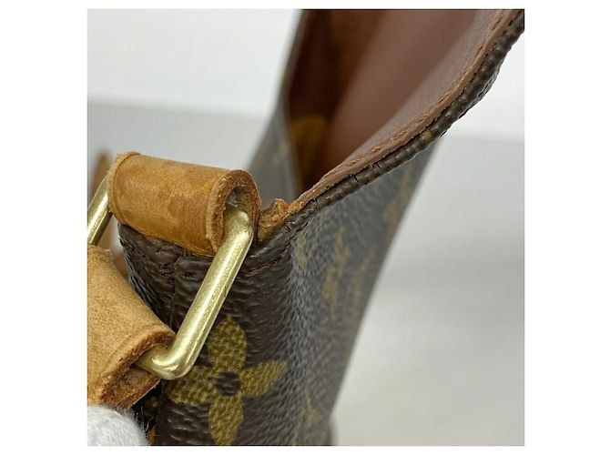 Borsa a tracolla Louis Vuitton Monogram Musette Salsa Marrone - vista 8