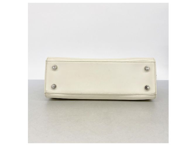 Louis Vuitton Epi Leather MM Handtasche Aus weiß - Ansicht 3