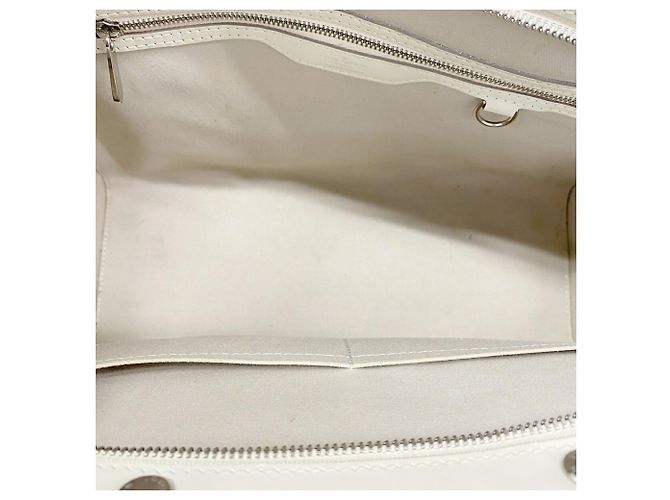Louis Vuitton Epi Leather MM Handtasche Aus weiß - Ansicht 4