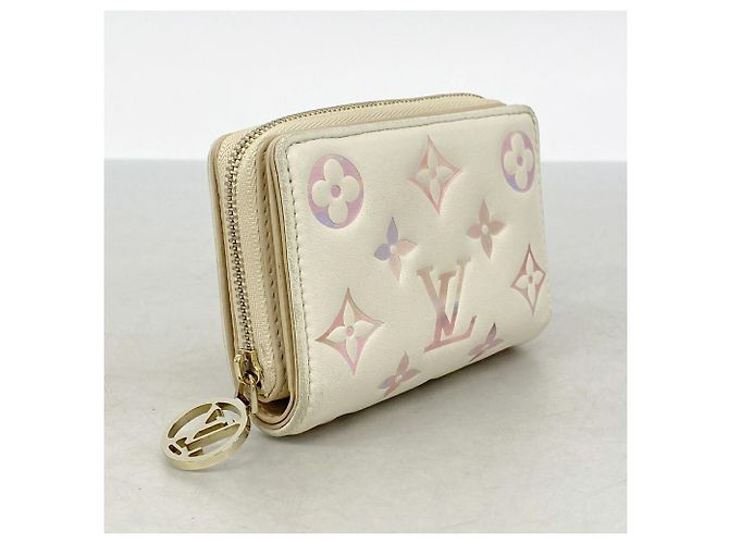 Cartera Louis Vuitton Monogram Embossed Beige - vista 2