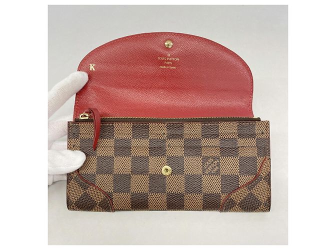 Louis Vuitton Damier Portefeuille Caïssa Long Wallet Fuschia - vista 10