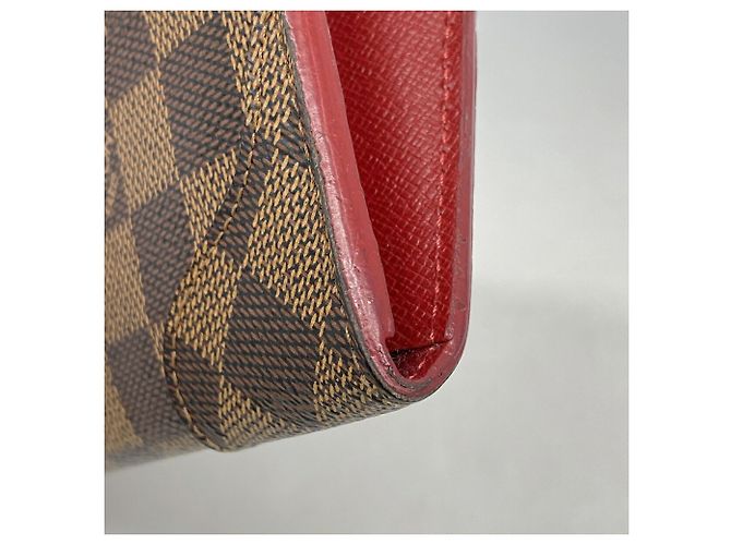 Louis Vuitton Damier Portefeuille Caïssa Long Wallet Fuschia - vista 6