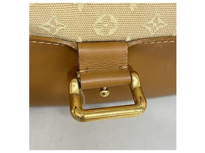 Borsa a tracolla Louis Vuitton Monogram Mini Bérangere Beige - vista 12