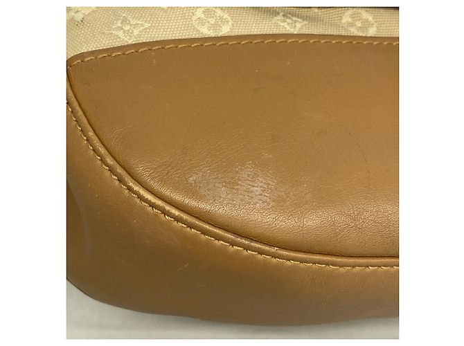 Borsa a tracolla Louis Vuitton Monogram Mini Bérangere Beige - vista 13