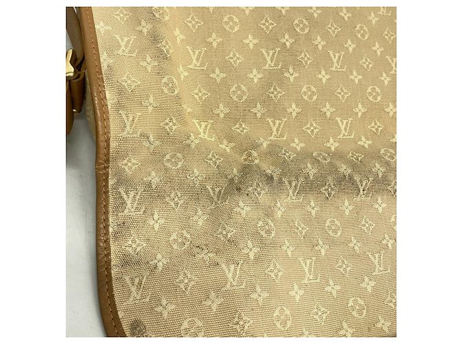 Borsa a tracolla Louis Vuitton Monogram Mini Bérangere Beige - vista 14