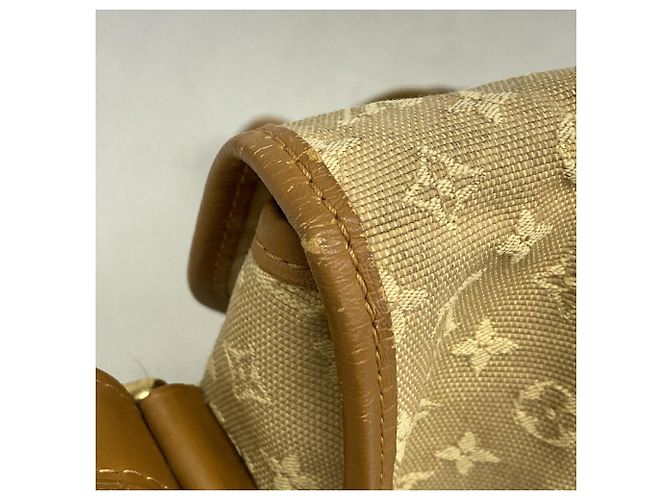 Borsa a tracolla Louis Vuitton Monogram Mini Bérangere Beige - vista 6