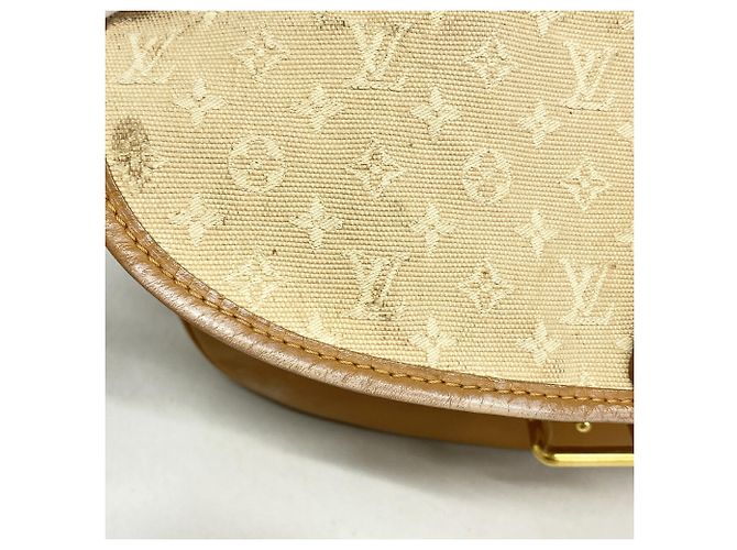 Borsa a tracolla Louis Vuitton Monogram Mini Bérangere Beige - vista 7