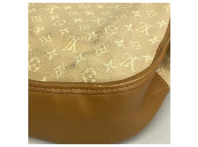 Borsa a tracolla Louis Vuitton Monogram Mini Bérangere Beige - vista 8