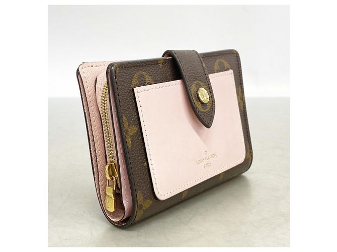 Louis Vuitton Monogram Portefeuille Juliette Wallet Marrom Rosa - vista 2