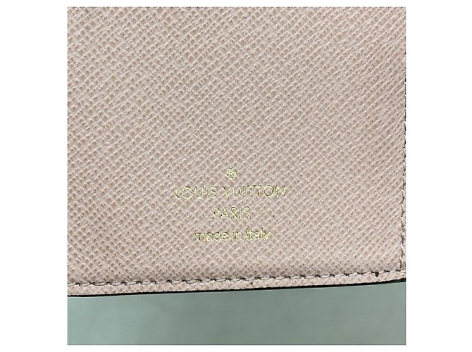 Louis Vuitton Monogram Portefeuille Juliette Wallet Marrom Rosa - vista 4
