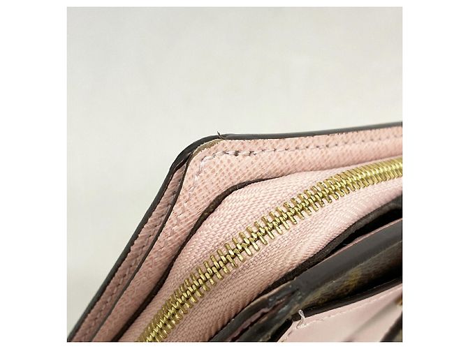 Louis Vuitton Monogram Portefeuille Juliette Wallet Marrom Rosa - vista 7