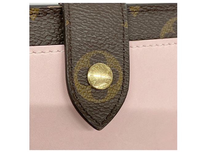 Louis Vuitton Monogram Portefeuille Juliette Wallet Marrom Rosa - vista 8