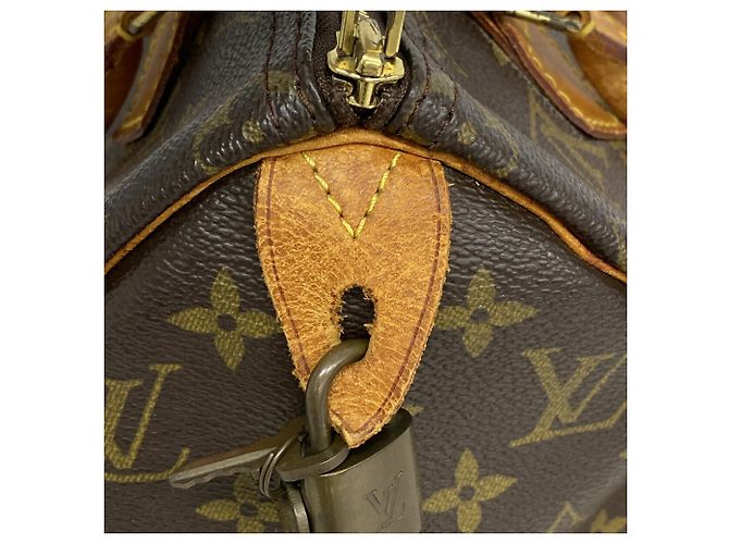 Bolsa Louis Vuitton Monogram Speedy 25 Marrom - vista 9