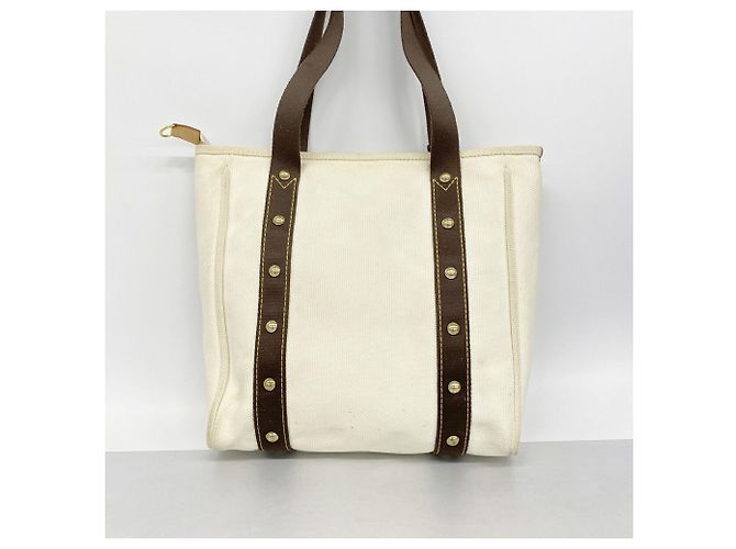 Borsa Tote Louis Vuitton Antigua Cabas MM Crudo - vista 11