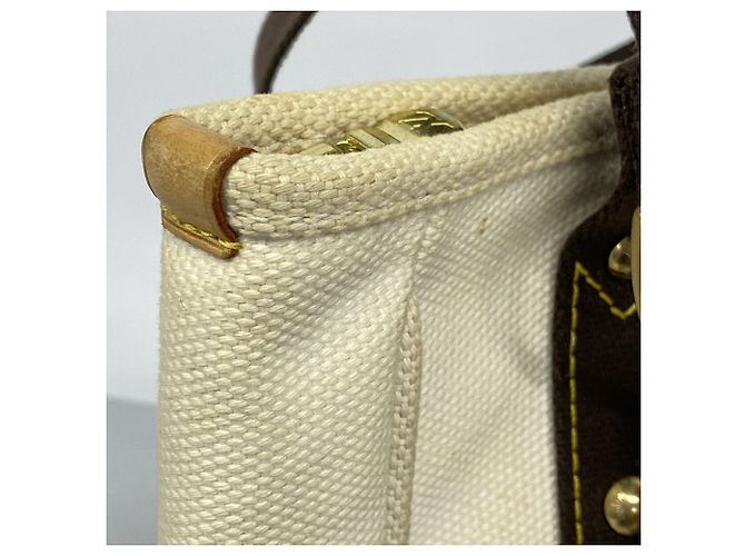 Borsa Tote Louis Vuitton Antigua Cabas MM Crudo - vista 7