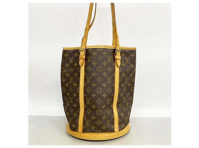 Louis Vuitton Monogram Bucket GM Tote Bag Braun - Ansicht 11