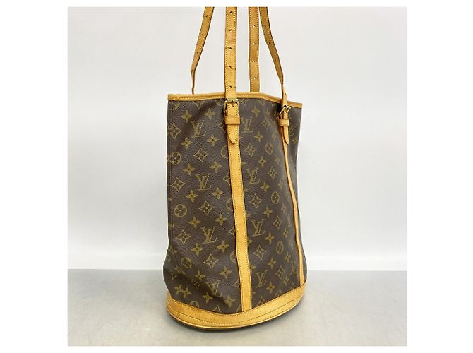 Louis Vuitton Monogram Bucket GM Tote Bag Braun - Ansicht 2