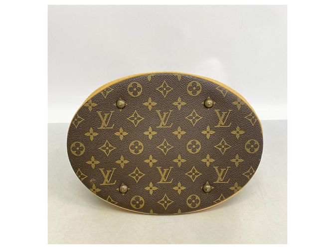 Louis Vuitton Monogram Bucket GM Tote Bag Braun - Ansicht 3